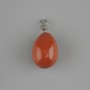 Jasper Drop Pendant Red Jasper 18x13mm+-, length 26mm+-
