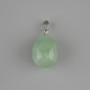 Jade Drop Pendant 18x13mm+-, Length 26mm+