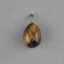 Pendant Drop Tiger's Eye 18x13mm+-, length 26mm+