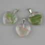 Heart Pendant (clear resin) 21x21x30mm+