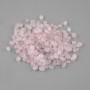 Natural stone Rose Quartz tumbled no hole 6-15x6-8mm+- packaged 100g (per 100g+-)