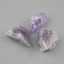 Souvenir stone for interior decoration, unpolished Amethyst 46-52×30-40 mm ± packaged 100 g (Price per 100 g)