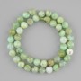 Emerald faceted beads, faceted round bead, diameter 8mm+/-, length 38cm+/-, on a thread