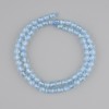 Topaz beads faceted grain, diameter 5-5.5 mm, 5x5 mm ±, length 39 cm ± on a thread