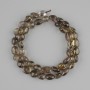 Rough-cut smoky topaz beads, diameter 9, 5-12×7-8mm±, length 40cm± on a thread