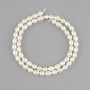 Freshwater pearl beads 5, 5-8x4.5-5mm +-, length 35cm +/-