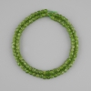 Diopside beads natural stone faceted cubes, diameter 3.5x3.5 mm +-, length 39 cm +-
