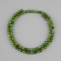 Diopside beads natural stone faceted bead, diameter 4mm +/- , length 37cm +/-