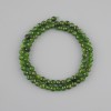 Diopside beads natural gemstone faceted round bead, diameter 5mm+-, length 38cm+-