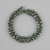 Seraphinite natural stone beads, smooth round bead, diameter 6mm ±, length 38cm ±