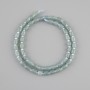 Jadeite beads cylinder, diameter 5-5, 5x5mm+- seed beads 3mm+-, length 39cm+-