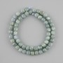 Jadeite beads faceted cubes, diameter 7x7mm+-, length 39cm+-