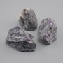 Unpolished natural amethyst, diameter 42-58x33-36x26-42 mm ± (assorted sizes) (Price per 100 g)