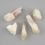Citrine pendant unpolished natural stone ~ 20-40x11-14mm+- assorted sizes