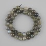 Labradorite beads smooth round bead, diameter 10mm +- , length 39cm +- on a thread