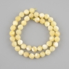 Yellow Agate beads faceted, diameter 8x7mm +/-, length 38cm +/- on a string