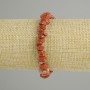 Bracelet Red Jasper chip, diameter 6-11x3-5mm+- , length 18cm+- stretch