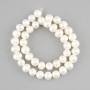 Freshwater Pearls, diameter 9-10x8-9 mm ± on a string, length 36 cm +