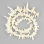Coral beads seed/needle, diameter 5-20x2, 5-6mm +/-, length 43cm +/- on a thread