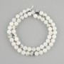 Adularia beads, smooth round bead, diameter 7mm±, length 39cm± on a string