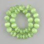Cat’s Eye beads smooth round bead, diameter 13.5-14 mm +/-, length 37 cm +/- on a string