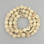 Coral beads, tumbled chip, diameter 12–12.5 mm, 5×13–14 mm ±, length 78 cm ± on a thread