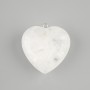 Heart Pendant Mountain Crystal 30x30mm+