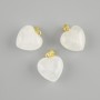 Heart Pendant Mountain Crystal 15x15x23mm+