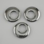 Pendant donut (biscuit) Hematite, diameter 22x3-3, 5mm+-; hole diameter 11mm+-
