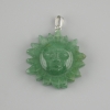 Sun pendant Jade 30mm+-, length 35mm+-