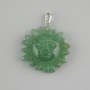 Sun pendant Jade 30mm+-, length 35mm+-