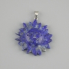 Sun pendant Lapis lazuli 28mm+-, length 35mm+-
