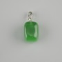 Pendant Totem Cat's Eye gemstone bar 14x11x11mm ±, length 23mm ± assorted sizes