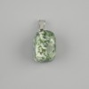 Pendant Totem Moss Agate, bar piece 14x11x11mm ±, length 23mm ± assorted sizes