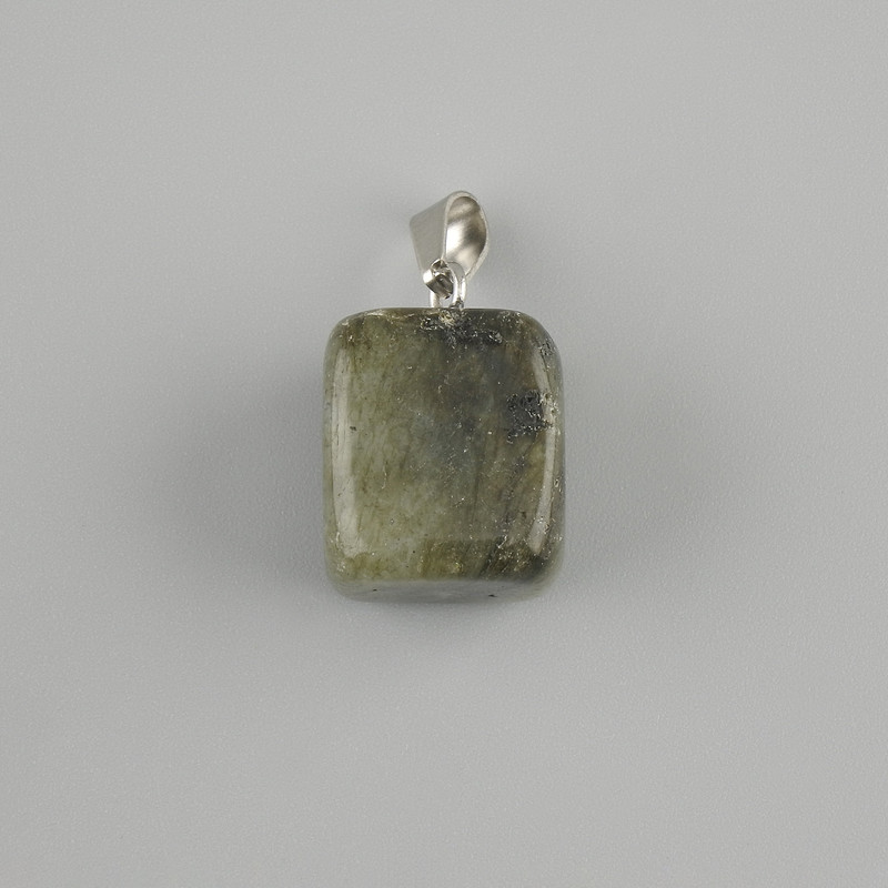 Totem pendant Labradorite bar 14x11x11mm +- , length 23mm +- assorted size