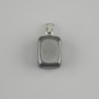 Pendant Totem Hematite bar 14x11x11mm ±, length 23mm ± assorted sizes