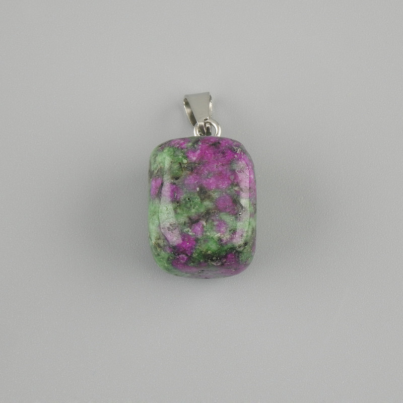 Totem pendant Zoisite, bar 14x11x11mm +- , length 23mm +- assorted sizes