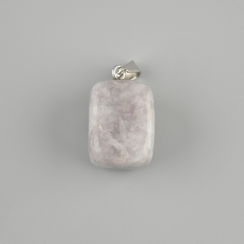 Pendant Totem Lepidolite bar 14x11x11mm +- , length 23mm +- assorted sizes