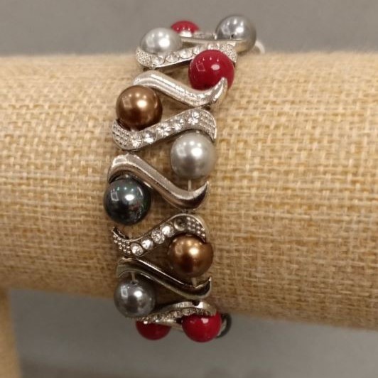 Pearl bracelet Majorca, length 18 cm ± stretch