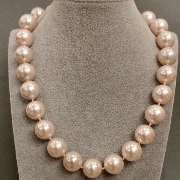 Majorca pearl necklace, length 47 cm ± with clasp