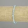 Bracelet Topaz faceted bead, diameter 4mm ±, length 18cm ± stretch