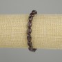 Garnet bracelet, tumbled, diameter 10x6, 5mm +/- , length 18cm +/- stretch