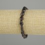 Garnet bracelet, tumbled, diameter 10-11x7-7, 5mm+-, length 18cm +- stretch