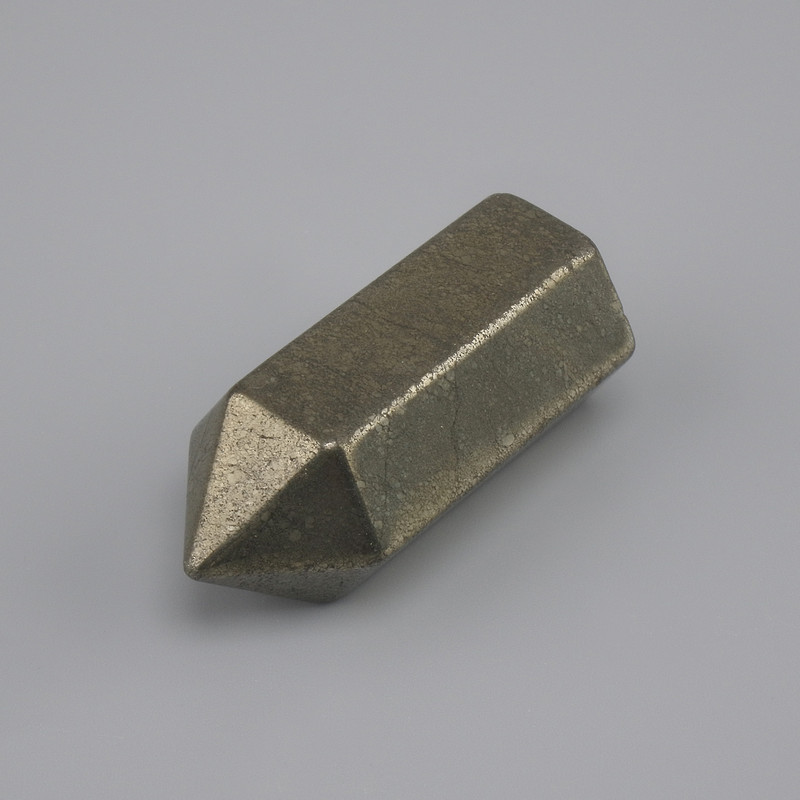 1 pc. Natural pyrite souvenir pencil 36x17 mm +- (assorted size)