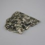 Price per 100 g! Lepidolite natural stone souvenir plate, diameter 125x105x4 mm ± assorted sizes