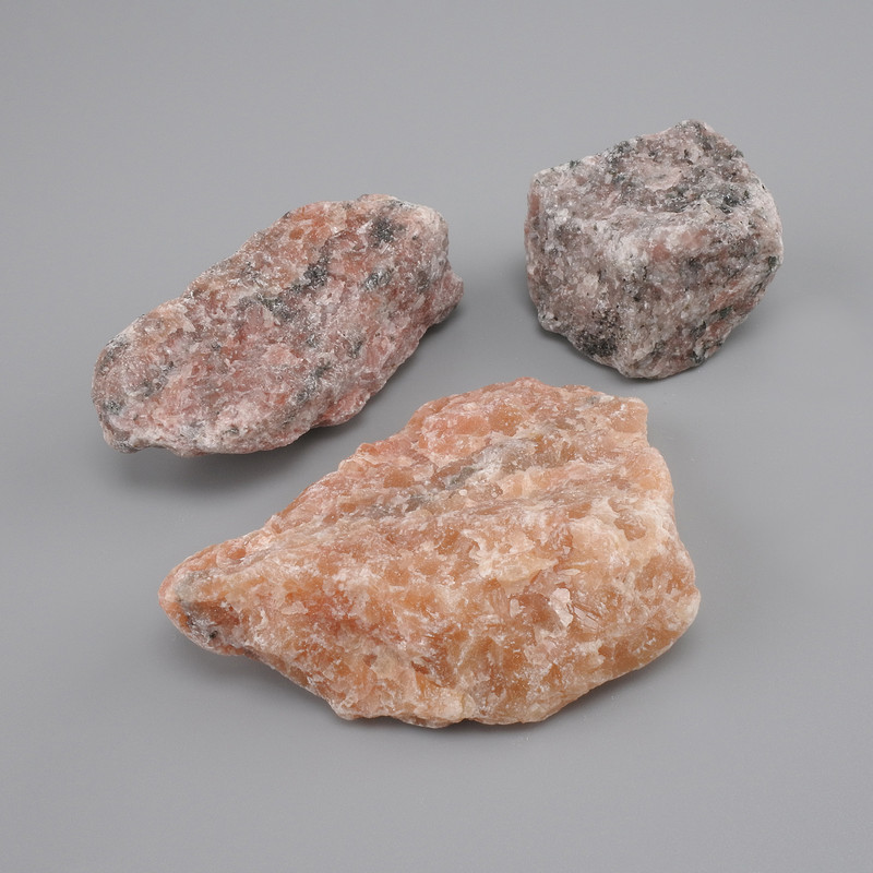 Natural Unprocessed Sunstone, diameter 32-67x35-41 mm+- (assorted sizes) (Price per 100 g)