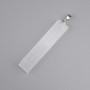 Pendant Selenite mineral unpolished 53x12mm+-, length 64mm+-