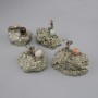 Souvenir Stareteli (various figures) Pyrite 55-60x40-55 mm ± assorted size