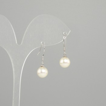 Earrings Majorca Pearls, diameter 8mm ±, length 26mm ±