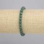 Malachite bracelet smooth bead, diameter 6mm +- , length 18cm +- stretch